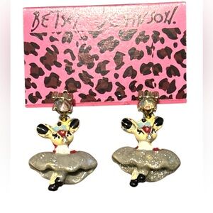 Free with Purchase- Charming Mouse Ballerina Earrings for Kids